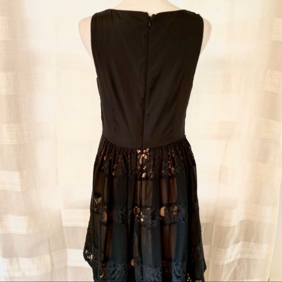 Black Lace Summer Dress - Picture 3 of 4